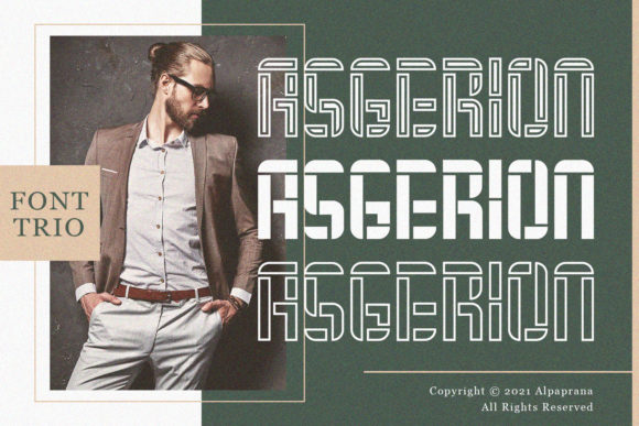 Asgerion: A Display Font for Distinctive Branding