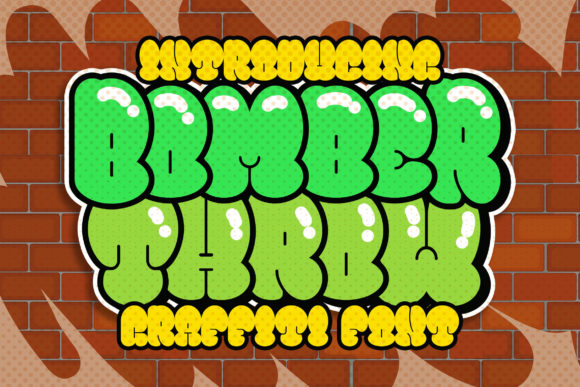 Bomber Throw: The Graffiti Font for Fun, Playful Campaigns