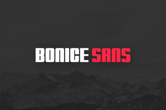 Bonice: A Display Font for Building Bold Brand Identities