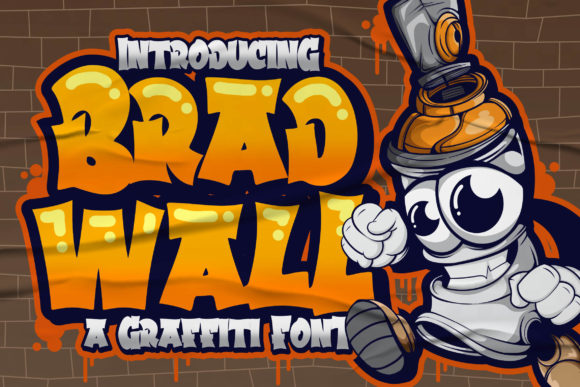 Bradwall: A Graffiti Font That Builds a Consistent Brand