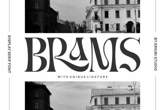 Brams: A Display Font for Creative Crafters and Product Makers