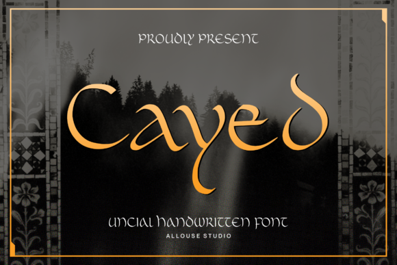Cayed: A Retro Display Font for Branding and Creative Projects