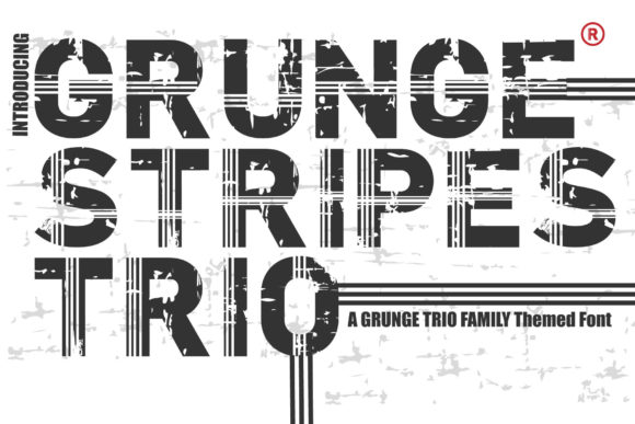 Grunge Stripes Trio Font: A Marketer’s Campaign Test