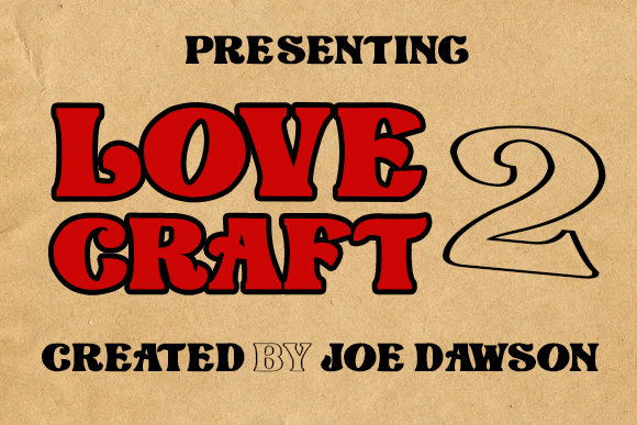 Love Craft 2: A Display Font That Builds Your Brand