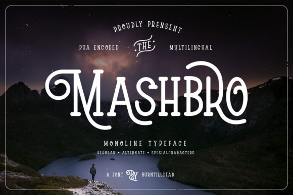 Mashbro: A Display Font Built for Digital Elegance