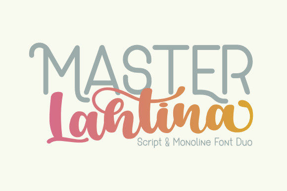 Master Lahtina: A Versatile Duo Font for Creative Makers