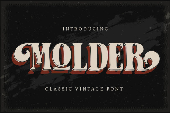 Molder: The Bold Vintage Font for Your Creative Projects