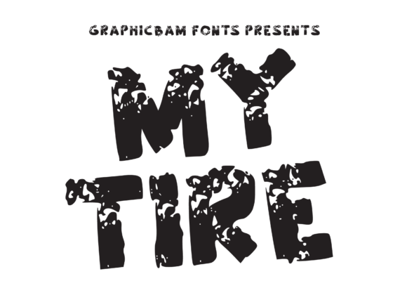 My Tire: A Bold Display Font for Branding Projects