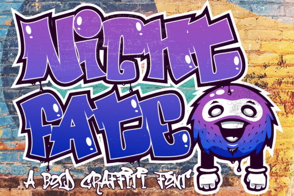 Nightfate: The Graffiti-Type Display Font for Digital Visibility