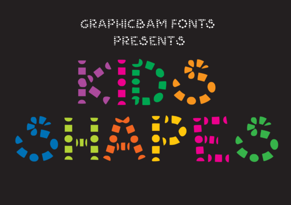 Using the Kids Shapes Font for Your Brand Identity