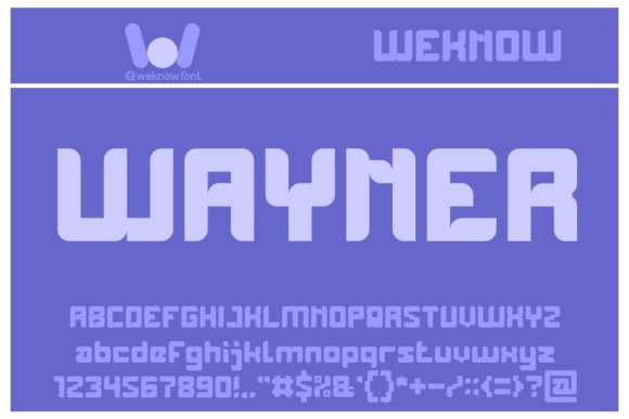 Wayner Font: A Bold Choice for Digital Headlines and Hero Sections