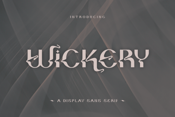 Wickery Font: A Maker's Secret for Magical Labels & Designs