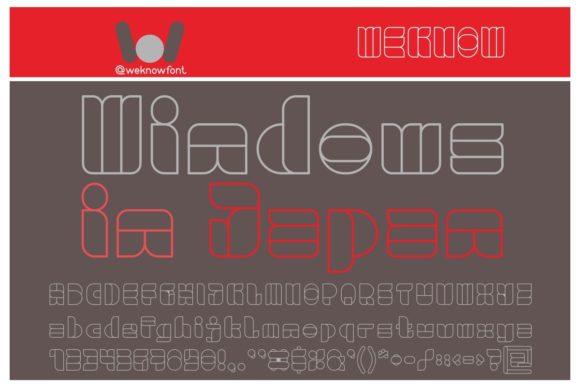 Windows in Japan: A Display Font for Editorial Edge and Reader Engagement