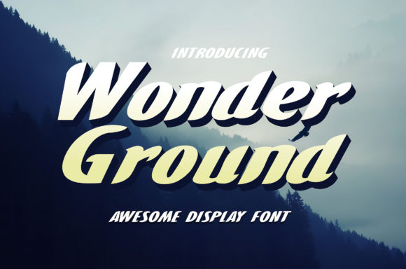 Wonder Ground: A Display Font That Elevates Your Digital Design