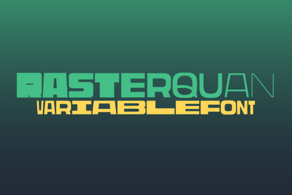 Working with Rasterquan: A Font for Bold Brand Identity